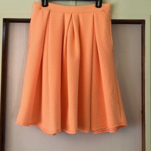 LuLaRoe Orange and White Madison